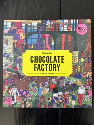 Laurence King Inside the Chocolate Factory A Movie Jigsaw 1000 Piece Puzzle