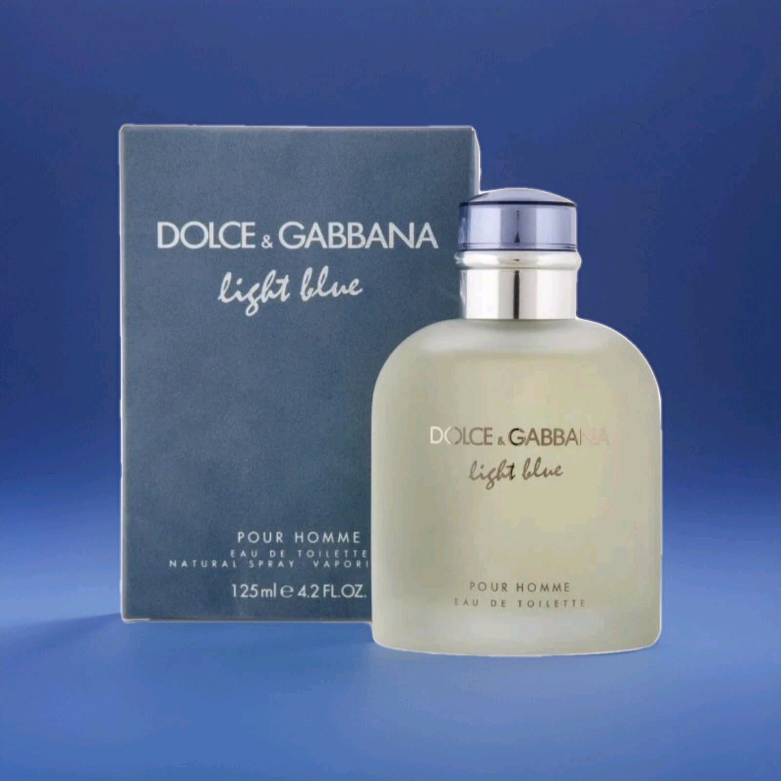 Light Blue by Dolce & Gabbana for Men Eau de Toilette Spray 4.2 oz Brand New