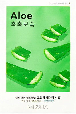 MISSHA Aloe Hydrating Face Mask Sheet White 1 Sheet Hydration