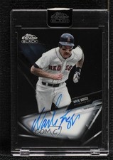 2021 Topps Chrome Black Chrome Black Auto Wade Boggs #CBA-WB Auto HOF 11o2