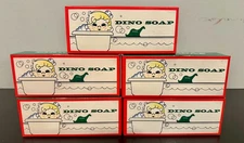 Sinclair Dino Soap Brontosaurus Promotional Item Lot of 5 with Box *NEW/UNUSED*