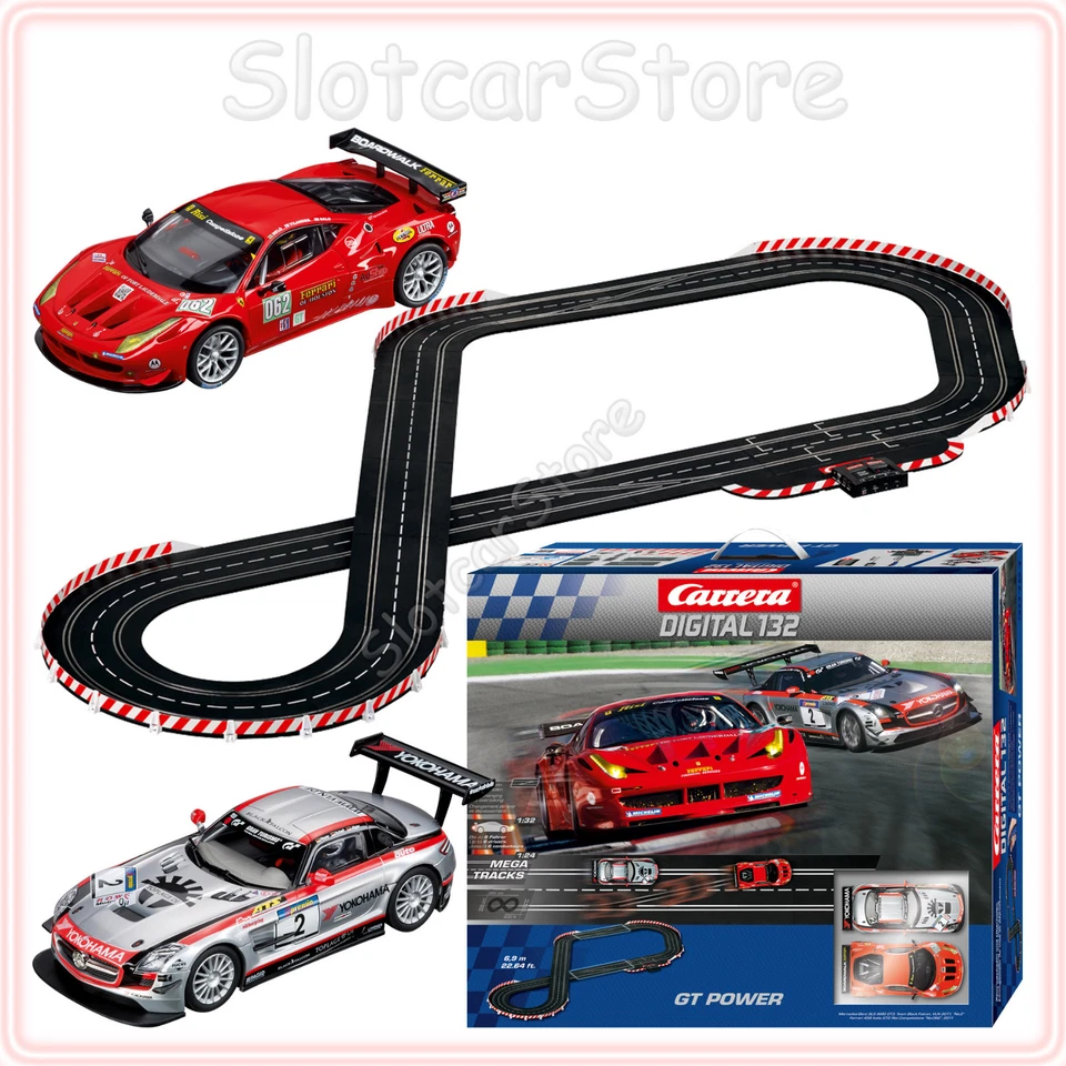 Carrera Digital 132 Startpackung Komplettset Grundpackung 1:32 Auto Renn Bahn
