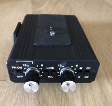 Beachtek DXA-6 DUAL XLR Adapter Phantom Powered Condenser Microphone 48V 