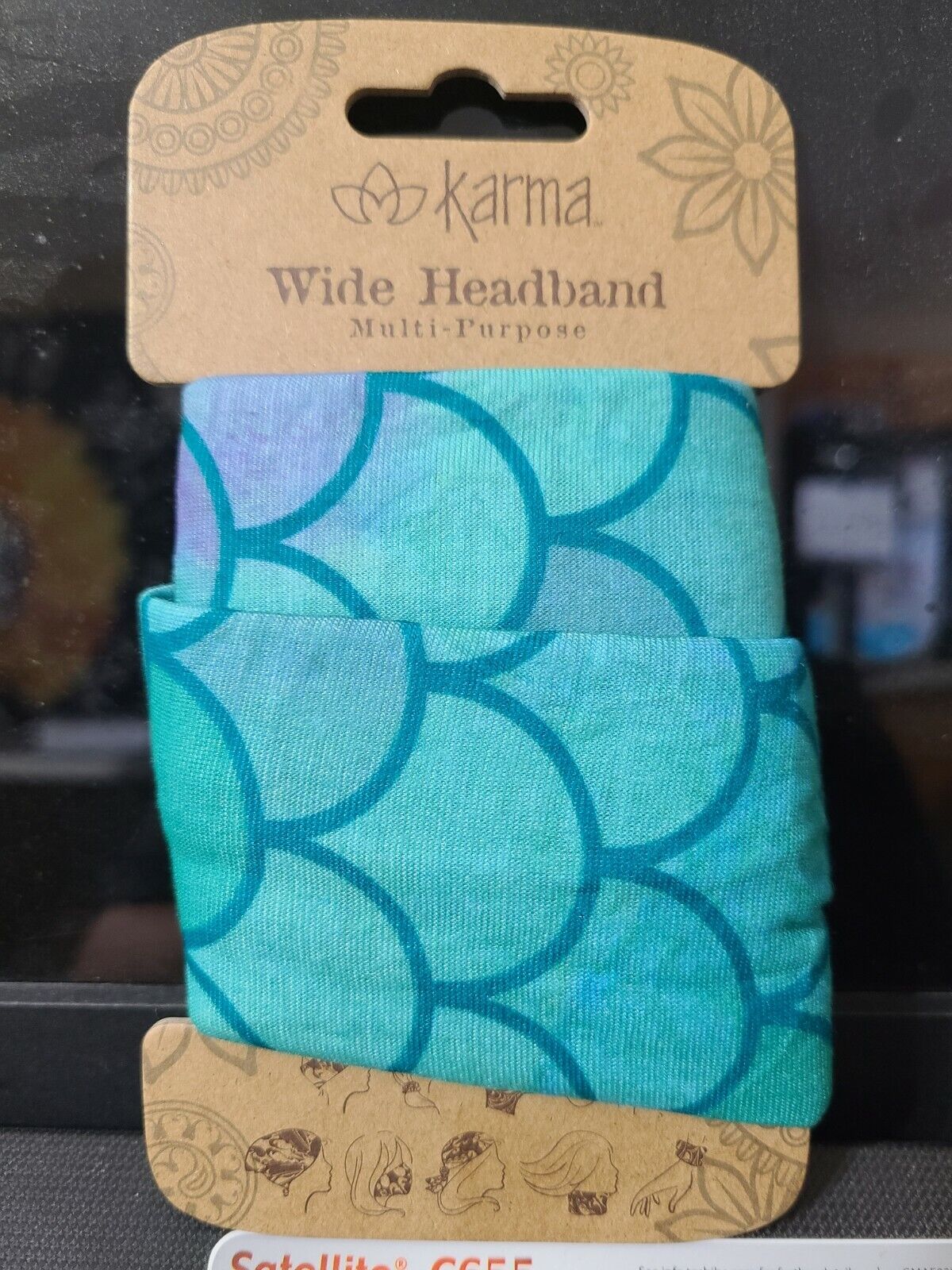 Karma Gifts Scales Wide Headband 100% Polyester Microfibre NEW