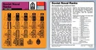 Soviet Naval Ranks - 1940-45 - Military - WW2 Edito-Service SA 1977 Card