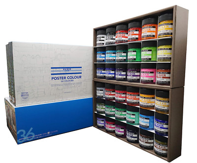 Nicker Poster Color 36 colors 40ml PC40ML36N Watercolor paint Direct from Japan