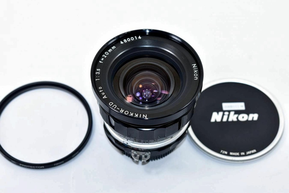 Nikon Nikkor-UD Auto 20mm F3.5 Ai-Converted Lens Excellent from Japan F/S