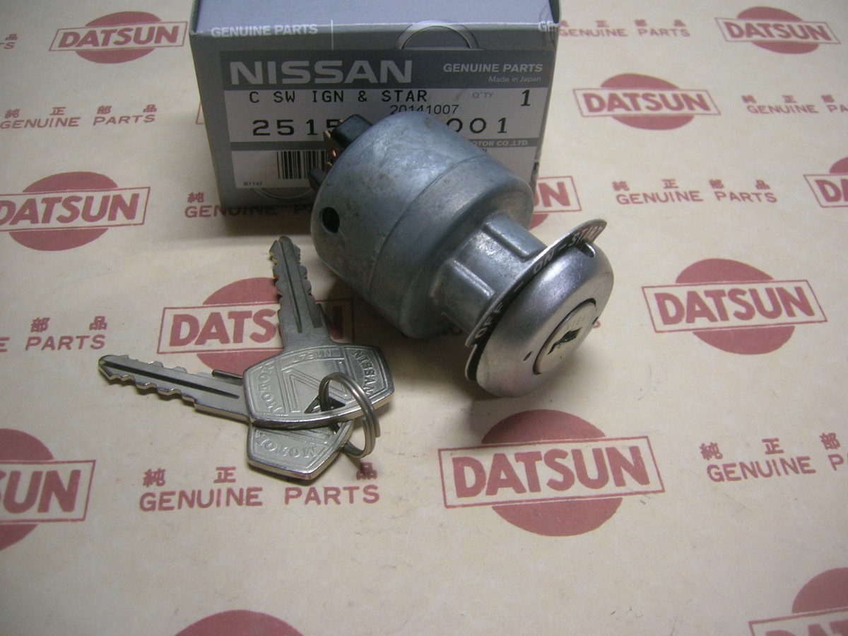 DATSUN 1200 Ignition Switch Early 4 Tabs (Fits Nissan B110 B120 DATSUN 1200 Ignition Switch Early 4 Tabs (Fits Nissan B110 B120
