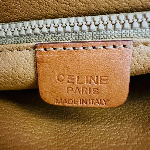 ECHT CELINE MACADAM CANVAS UND LEDERBESATZ BUCKET SCHULTERTASCHE VINTAGE - Bild 14 von 15