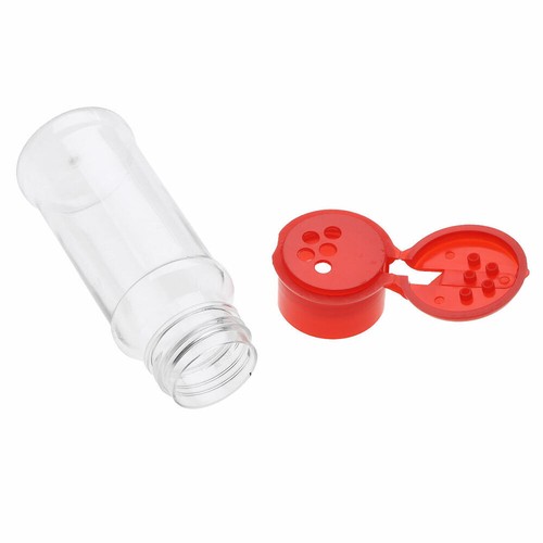 10/20Pcs Plastic Salt Pepper Seasoning Jars Condiment Bottles Cruet Container US - Picture 4 of 18