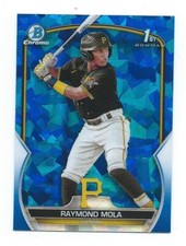 2023 Bowman Chrome-Raymond Mola 1st Bowman Sapphire #BCP198-Pittsburgh Pirates