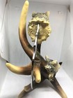 Wolf Head Dagger Knife 8" Display Stand Wood Pre-Owned Excellent  — photo 9