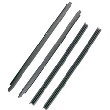 Front Inner & Outer Felt Window Sweep Belt 4 pcs Kit for 07-18 Jeep Wrangler