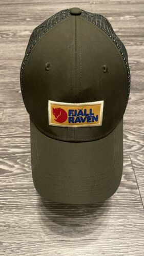 FJALLRAVEN Trucker Hat Cap Mesh SnapBack - Olive -