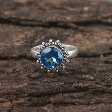 Tanzanite Band December Birthstone Anniversary Ring Jewelry 925 Sterling Silver