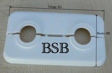 5 Stk. Doppelrosetten für 15 mm Heizungsrohr  Abdeckung Rosetten