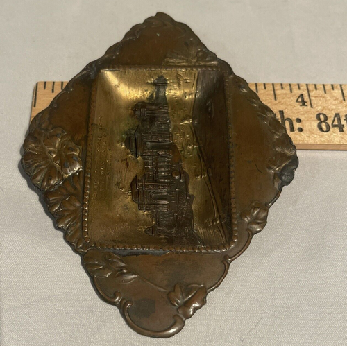 1904 ST LOUIS WORLD'S FAIR METAL TRAY SOUVENIR PALACE OF LIBERAL ARTS 4.75 in - Picture 13 of 15