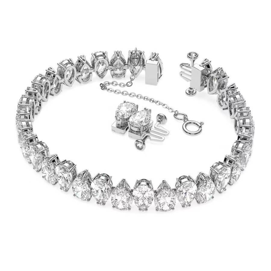Bracciale Swarovski Millennia 5598350 Bracelet Cristalli Tennis Taglio Pear