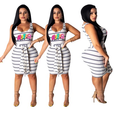 colorful bandage dress