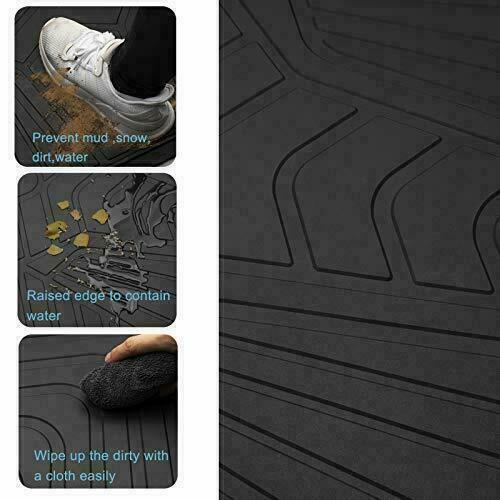 Alfombrillas delanteras y traseras negras para Chevrolet Malibu 2013 - 2015 - Imagen 7 de 7