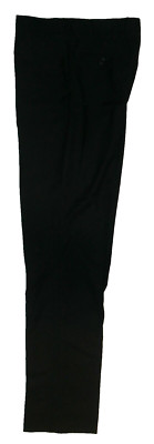 Boys Flat Front Tailored Dress Pants by David Oliver; Black, Size 16