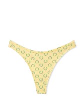 Victoria's Secret PINK - M Smooth Cotton Thong Panty - Yellow Laurel Medium