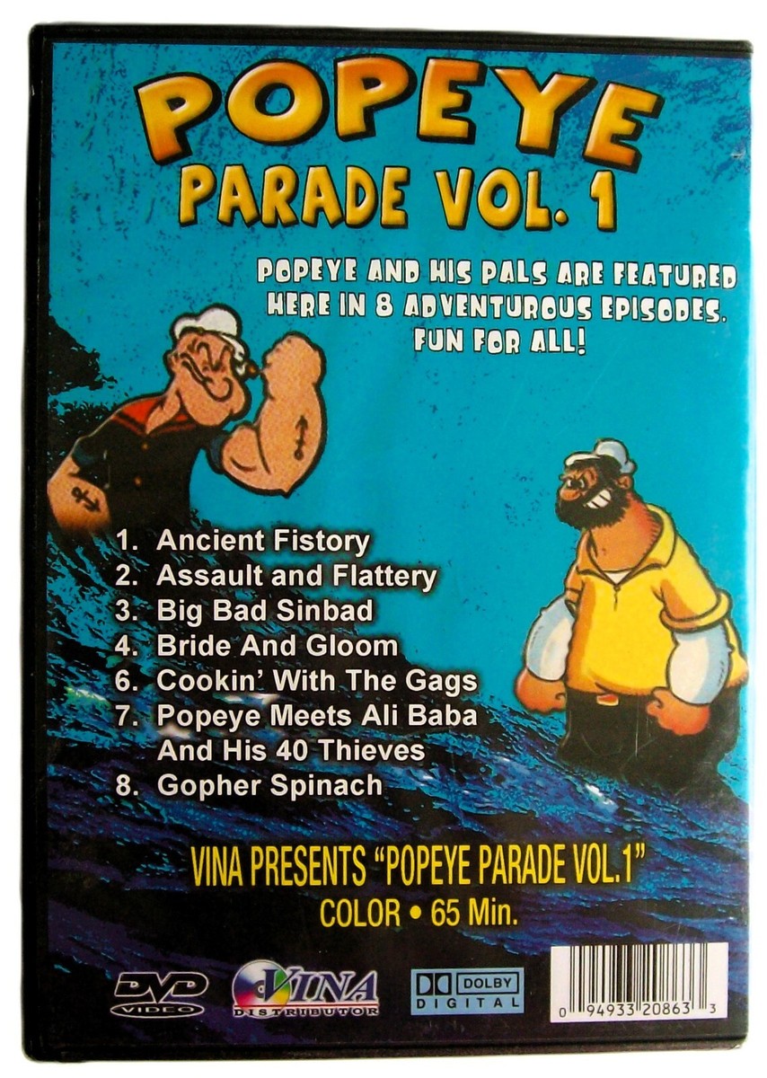 その他 Popeye: Insultin the Sultan &amp; Other Fun Fan [DVD] Cartoon Craze: Popeye Meets Ali Baba's 40 Thieves | eBay