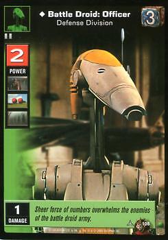 Battle Droid: Officer, Defense Division (Naboo #106) | Decipher SWYJ | NM/LP - Picture 1 of 1