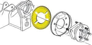 SPC Performance EZ Shim Dual Angle Camber/Toe Shim (Yellow) - spc75600 - Image 2 of 3