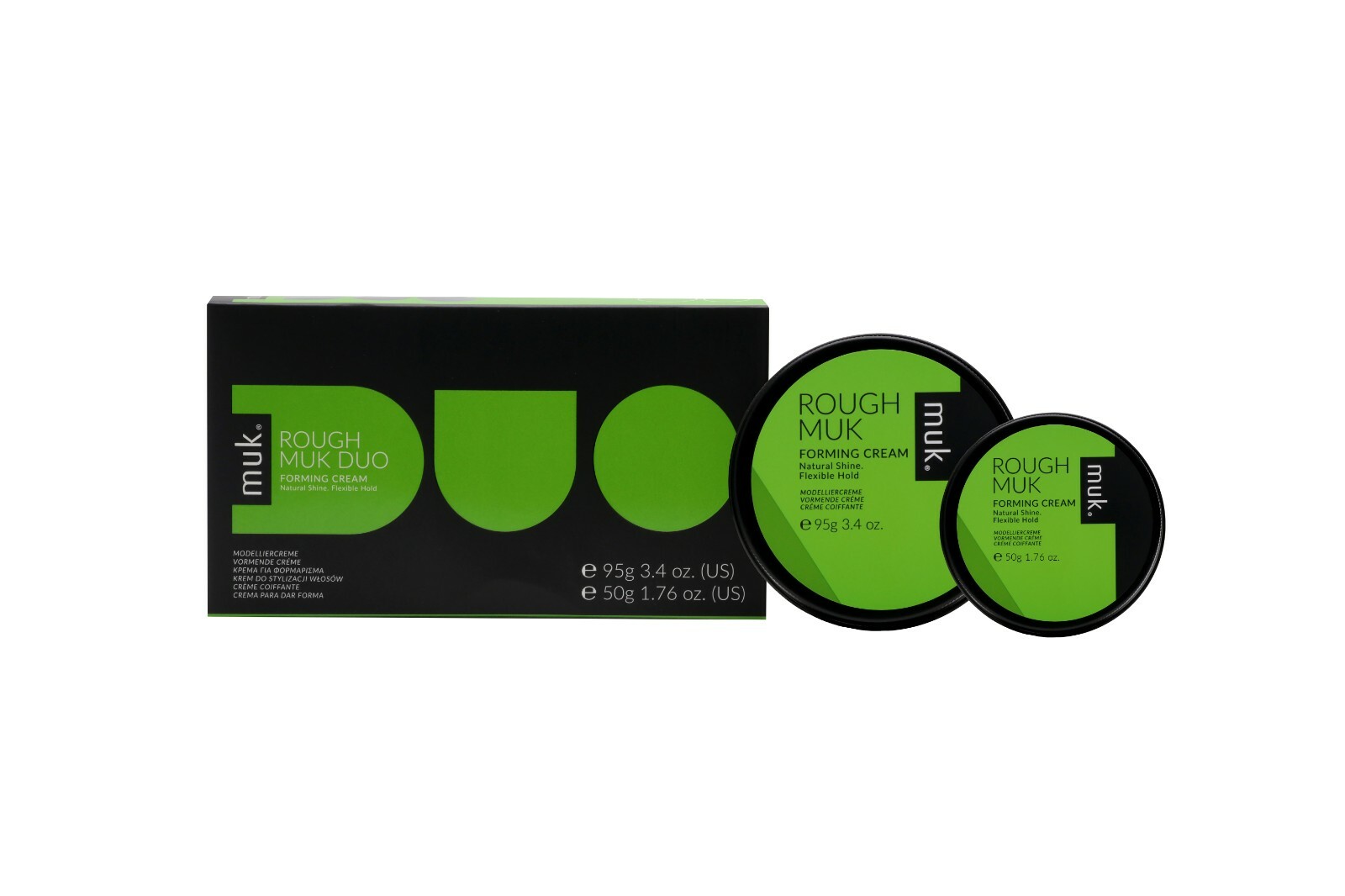 Rough Muk Forming Cream Gift Pack (1x 95g + 1x 50g tin)
