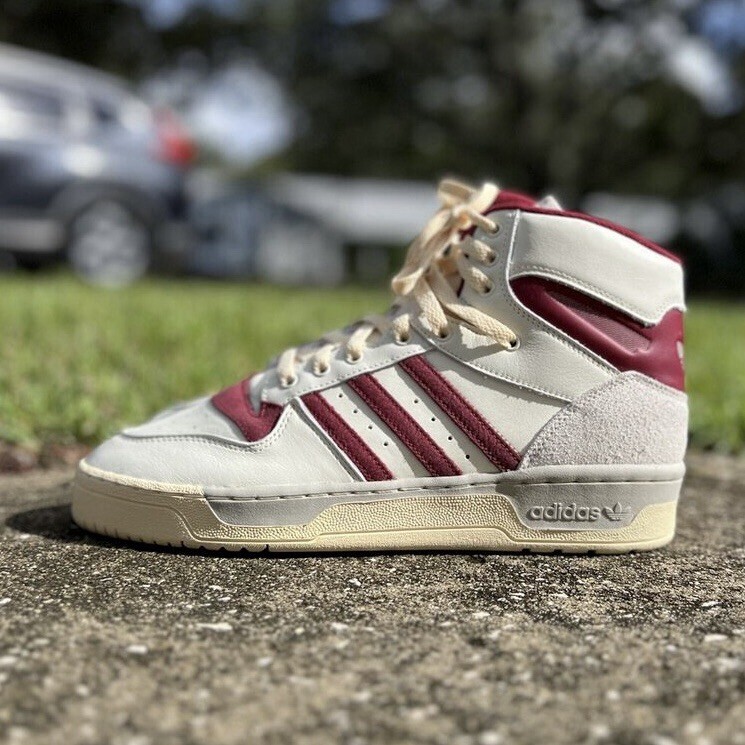 Мужская баскетбольная обувь Adidas Originals Attitude Размер 10,5 Кроссовки цвета слоновой кости #280