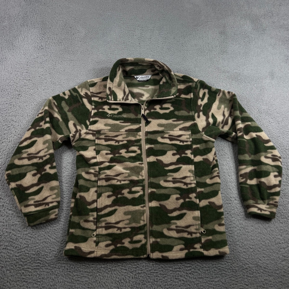 Fleece Pullover Columbia Fleecejacke Camouflage Columbia Winter