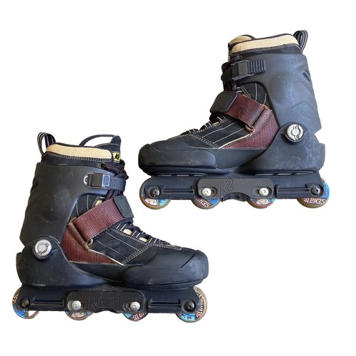 VTG K2 Style Points Bob Aggressive Skates Size 11 Skate Inline 3Lens35 Wheels - Picture 4 of 21