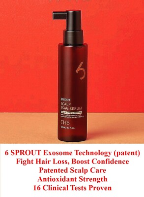 Revitalize Your Hair: 6-SPROUT EXOSOME (CH6) & Growth Factor Scalp Serum (140ml)