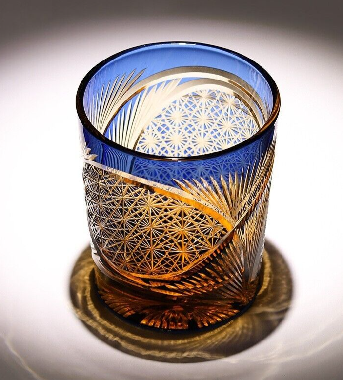 Crystal Whskey Glass Tumbler Japanese Style Edo Krko Glass 9oz/250ml Blue | eBay Crystal Whskey Glass Tumbler Japanese Style Edo Krko Glass 9oz/250ml Blue | eBay