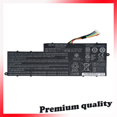 AC13C34 2640mAh Battery for Acer Aspire V5-122P Series 3ICP5/60/80 KT.00303.005