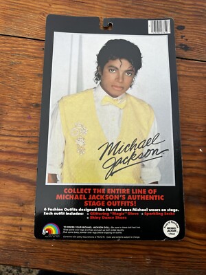 MOSC Vintage 1984 Michael Jackson Authentic Stage Doll Outfit
