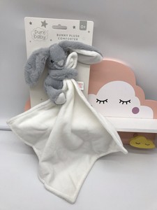 grey bunny comforter