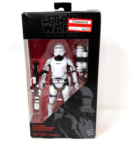 STAR WARS First Order Flametrooper 6" The Black Series #16 Hasbro Disney NEW