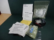 Keyence LV-S62 Retro Reflective Laser Sensor NOS W/ OP-84349 Mounting Bracket