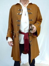 The Caribbean 3 Jack Sparrow Wool Coat
