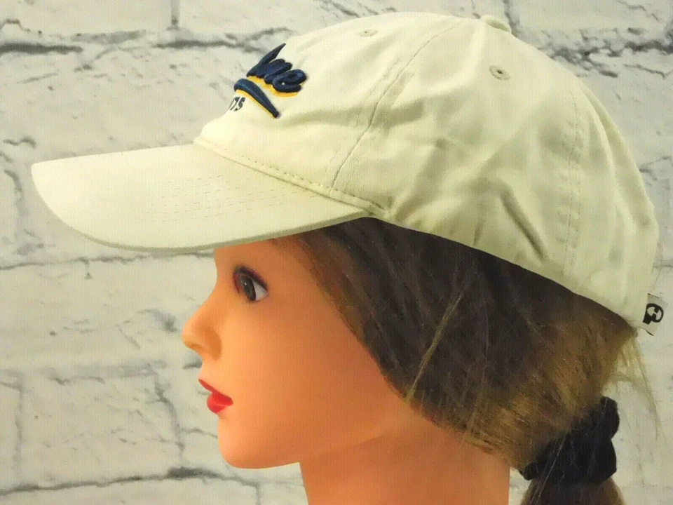 Винтажная регулируемая бежевая кепка SALINE HORNETS с застежкой сзади - Изображение 3 из 4