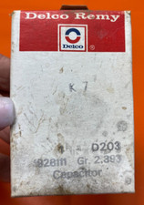 NOS Delco Remy Condenser D203 192811 USA Made Cheverolet General Motors