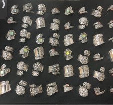 spoon rings lot vintage