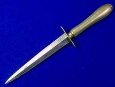Antique British or US Military Stiletto Fighting Knife