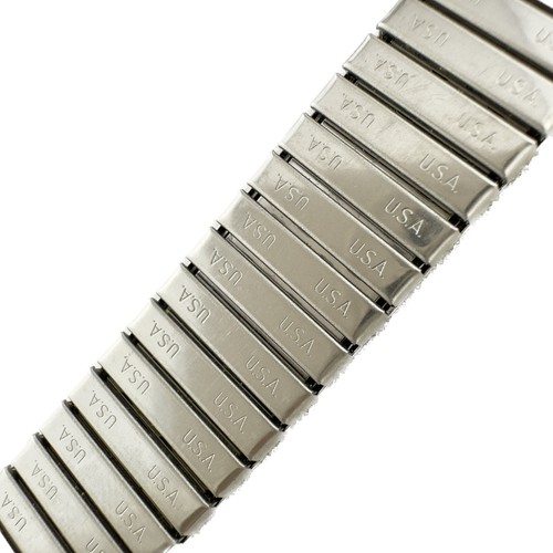 Orologio da polso vintage 16 mm a 19 mm cinturino da uomo acciaio inox perline di riso - Foto 4 di 4