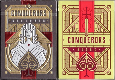 Conquerors Audax and Victoria Playing Cards - USPCC - Limited 