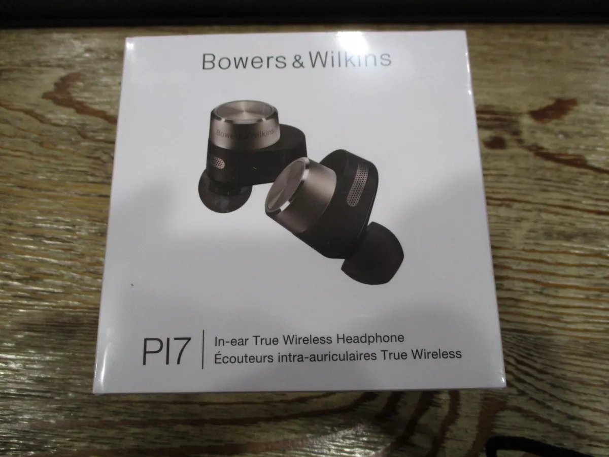 Bowers & Wilkins PI7 in-Ear True Wireless Headphones Charcoal