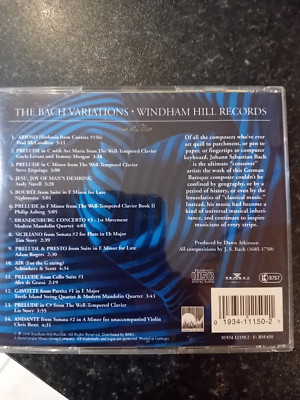 Bach Variations Windham Hill Records