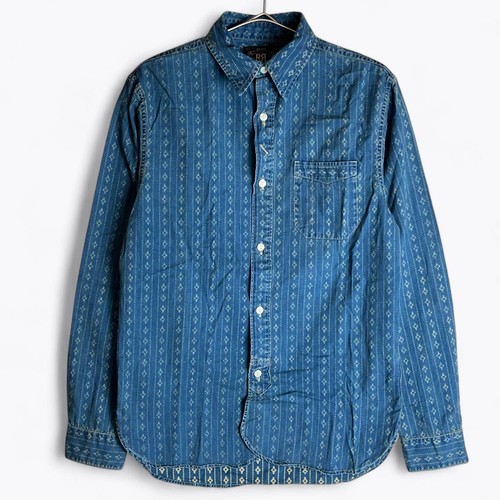RRL INDIGO WABASH STRIPE SHIRT ストライプ M 【公式通販】